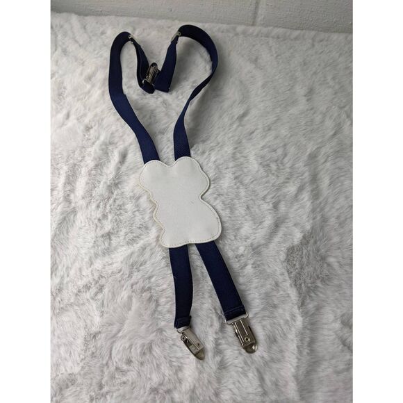 Vintage The Walt Disney Company Mickey Mouse and Crew elastic Suspenders Navy - Picture 4 of 4